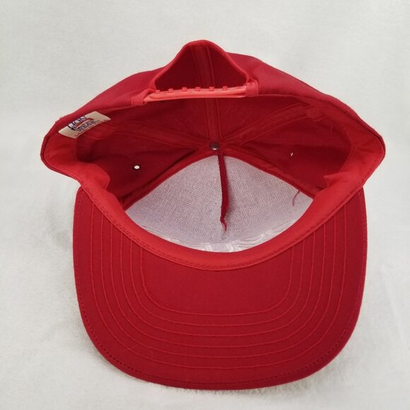 ✅VTG Dodge Truck Baseball Cap Trucker Snapback Hat Red Made✅USA OSFA Lion Wear - Picture 4 of 8